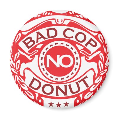 Bad Cop No Doughnut - Red by visualnewbie