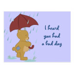 Bad Day Bear Postcard