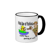 Bad Day Fishing Coffee Mugs