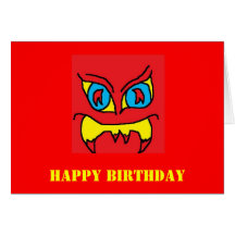 BAD DREAM (2), HAPPY BIRTHDAY GREETING CARDS