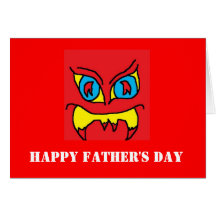 BAD DREAM (2), HAPPY FATHER'S DAY GREETING CARD