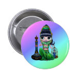 Bad Genie Rainbow Button