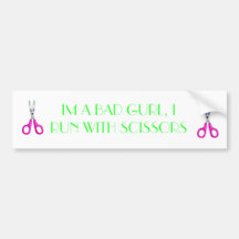 bad gurl bumper stickers