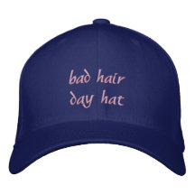 bad hair day hat embroidered hats
