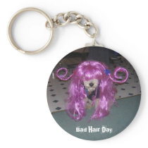 Bad Hair Day keychains