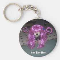 Bad Hair Day keychains