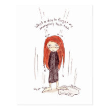 Bad Hair Day Postcard