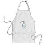 Bad Hair Day Snowman aprons