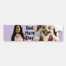 BAD HARE DAY MOVIE Bumper Sticker