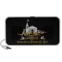 Bad Jesus Ponies iPhone Speakers