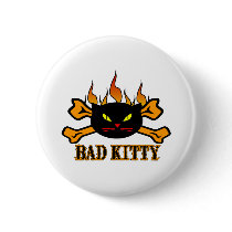 Bad Kitty Button