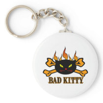 Bad Kitty Key Chain