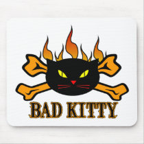 Bad Kitty Mouse Pads