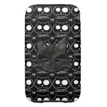 Bad Kitty Skulls Gothic iPhone 3 Case