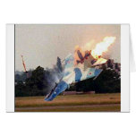 'BAD LANDING' GREETING CARD