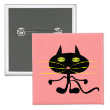 Bad Luck Kitty Pins