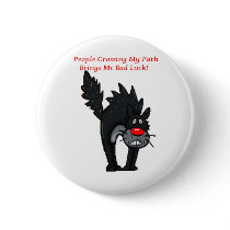 Bad Luck People Pinback Buttons