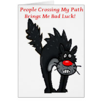 Bad Luck People Greeting Cards