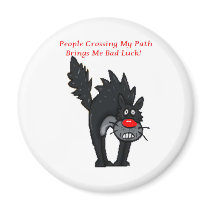 Bad Luck People Refrigerator Magnet