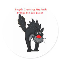 Bad Luck People Stickers