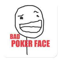 Bad Poker Face Stickers