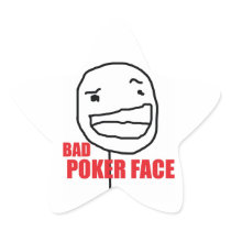 Bad Poker Face Sticker