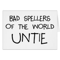 Bad Spellers Untie