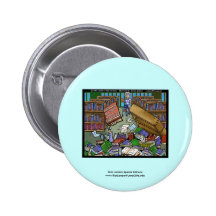 Bad Things Happen 2 Good People Funny Button