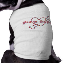 Bad to the Bone Doggie Tee