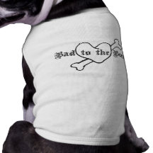 Bad to the Bone Doggie Tee