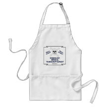 Bad to the Bone Radiology Medical Transcriptionist Apron