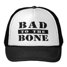 Bad to the Bone Trucker Cap Mesh Hats