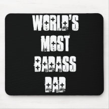 Badass Dad Mouse Pads