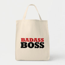 Badass Funny Boss Tote Bag