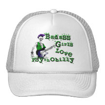 Badass Girls Love Psychobilly Hat