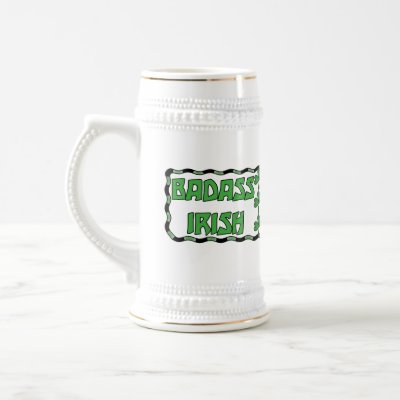 Badass Irish T-shirts and Gifts Mug by stpatricksdaytshirts