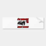 Badass like the Honey Badger Bumper Sticker