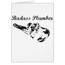 Badass Plumber Card