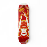 Badd Ass Red Design Custom Skate Board