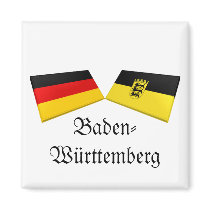Baden-Wuerttemberg, Germany Flag Tiles