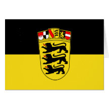 Baden-Württemberg(State, Greater Arms), Germany Greeting Cards