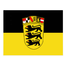 Baden-Württemberg(State, Greater Arms), Germany Postcards