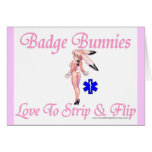 Badge Bunnies Strip and Flip card