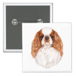 Badge: ENglish toy ( king charles) spaniel Buttons