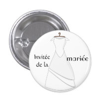 Badge invitée de la mariée