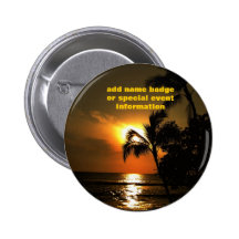 Badge nominatif tropical de Luau