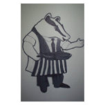 Badger from Wind in the Willows stationery