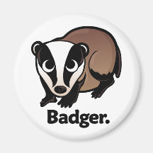 Badger. Magnets