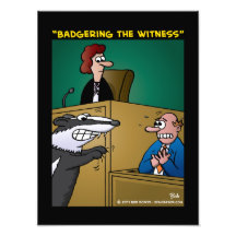 "Badgering The Witness" Photograph