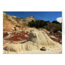 Badlands & Caprocks At Theodore Roosevelt NP Greeting Card
